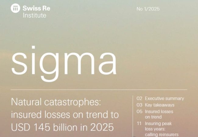 informe sobre catastrofes de swiss re